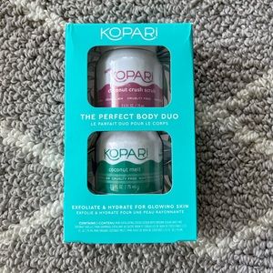 Kopari scrub & lotion